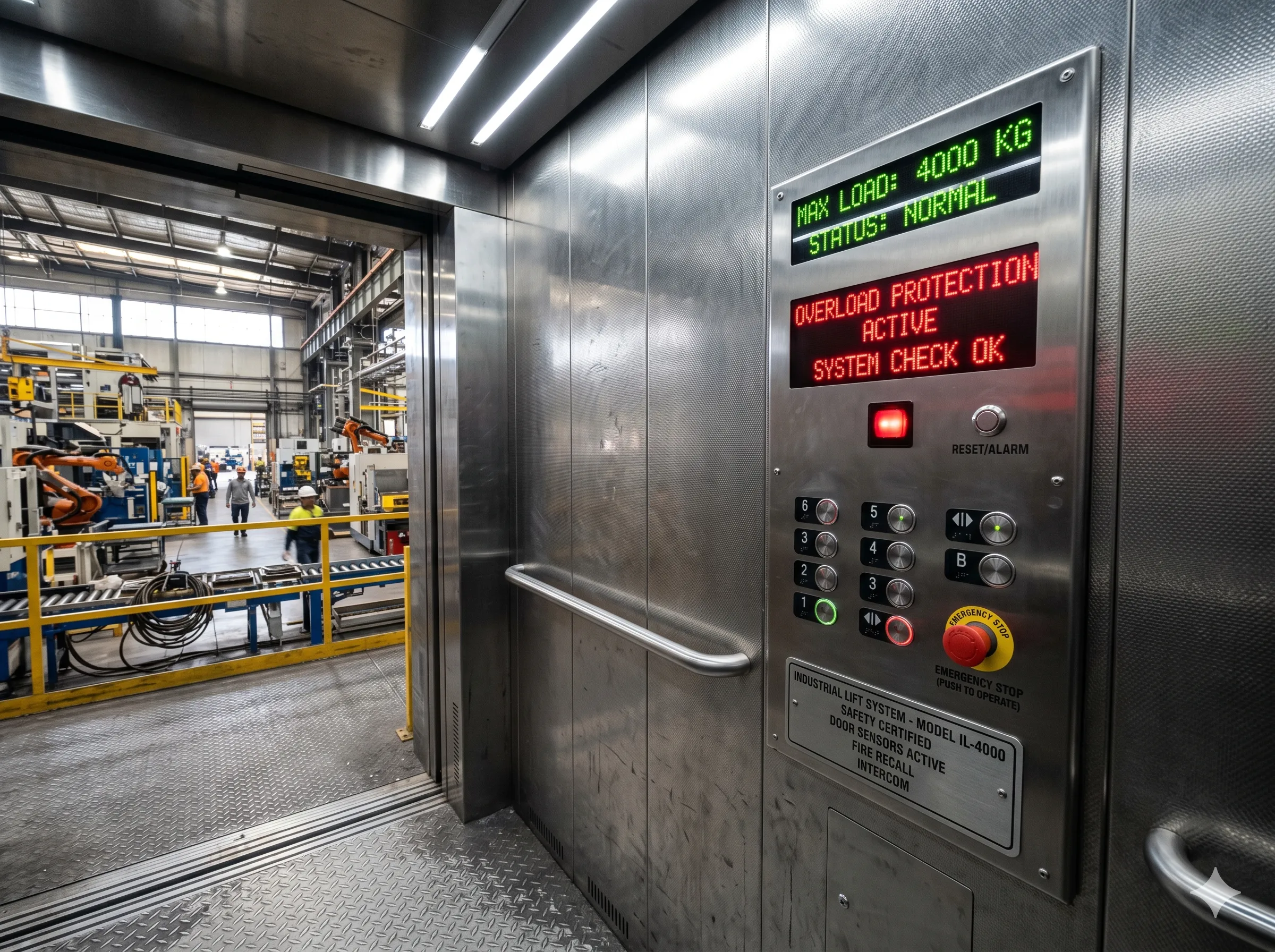 Industrial Elevator Systems in India features